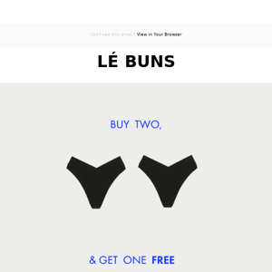 Buy 2, Get 1 Free: Organic Cotton Briefs