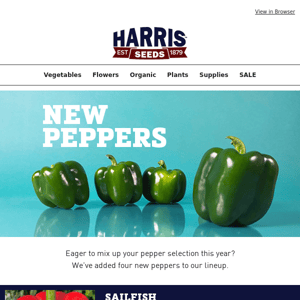 Try these exciting & new pepper varieties