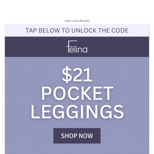 💕 Pocket Leggings for only $21 💕