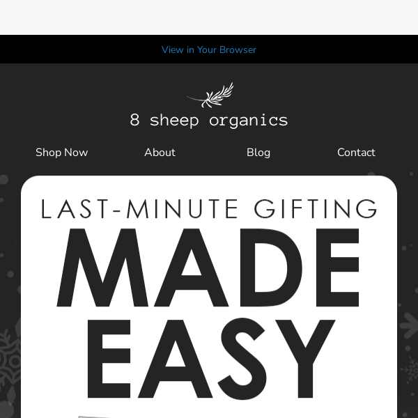 Last-Minute Gifting Made Easy 🎁