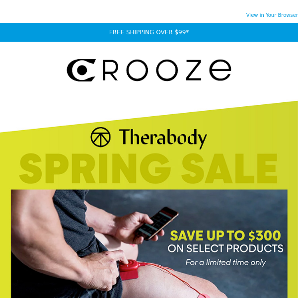 🛍️ Therabody Spring Sale! Save up to $300!