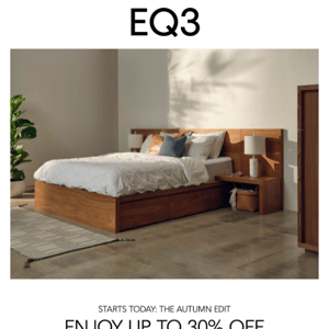 Starts Today: Up to 30% off Select EQ3