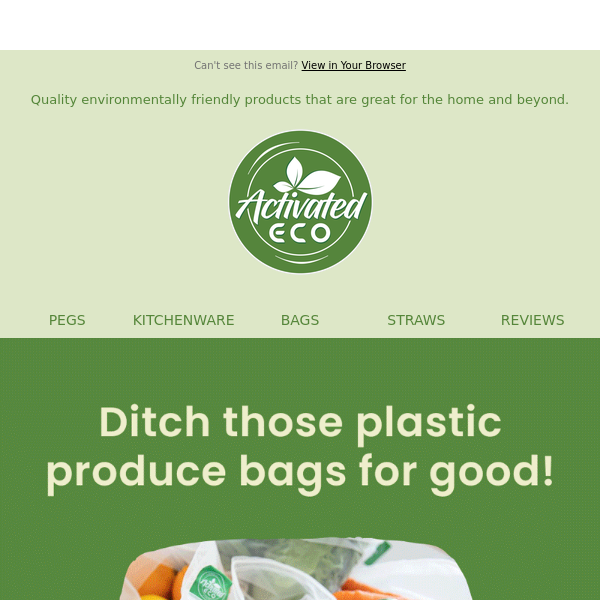 Reusable Produce Bags rated 5-stars! 🌟🌟🌟🌟🌟