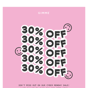 SITE-WIDE 30% OFF 💗