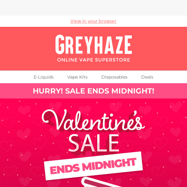 HURRY! VALENTINES SALE ENDS MIDNIGHT!!⌛