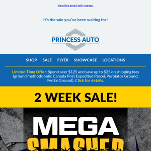 So many offers - so little time! - Princess Auto