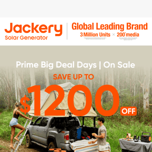 ⚡Huge Savings Alert: Get up to $1200 off on Outdoor Power at Jackery🏕️