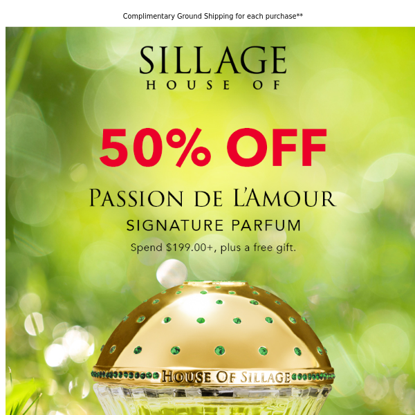 🚨 Limited Quantities: 50% Off! Passion de L’Amour Signature Parfum