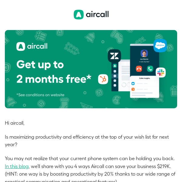 5 ways to save with Aircall