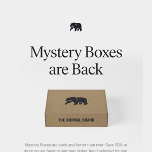 📦 The Mystery Box is BACK