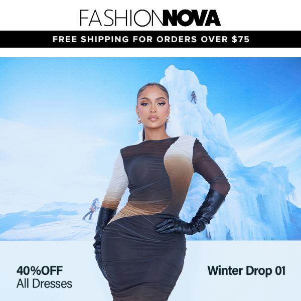 40% Off The Latest In Dresses❄️