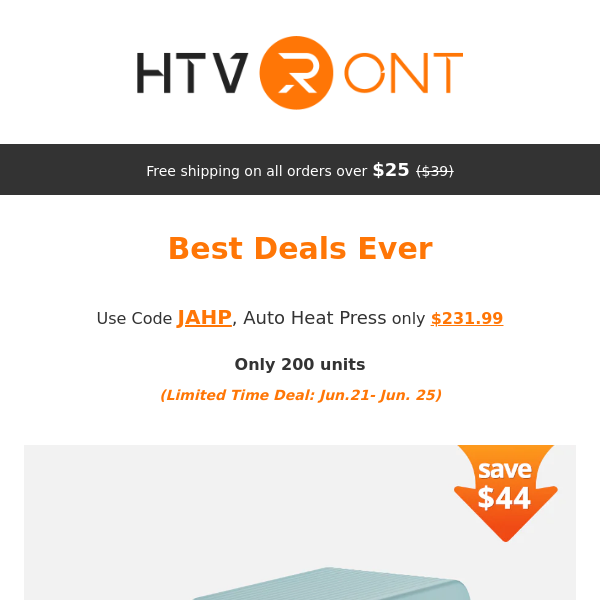 🔥Best Deal Ever: Auto Heat Press Limited Sale $231.99—Only Four Days!