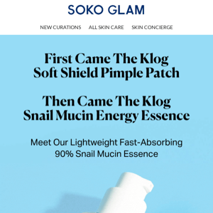 Introducing The Klog Snail Mucin Energy Essence