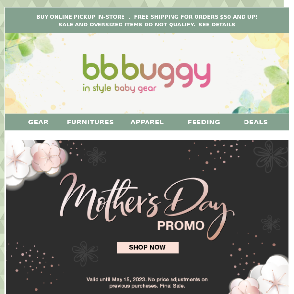 BB Buggy: Happy Mother's Day