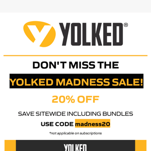 🏀YOLKED Madness Sale Starts Now ⬇️