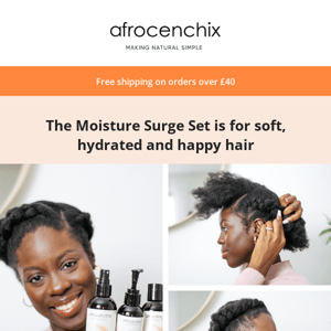 Keep your hair's moisture on point 💦