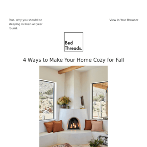 4 Ways to Make Your Home Cozy for Fall