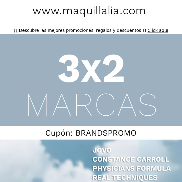 Promo en más de 15 marcas 🧐 ¡Encuentra la tuya!