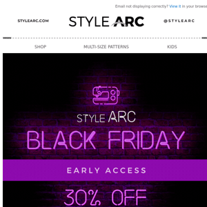 💜 Your exclusive EARLY ACCESS code to the BLACK FRIDAY sale!