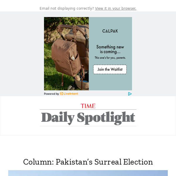 Column: Pakistan's surreal election