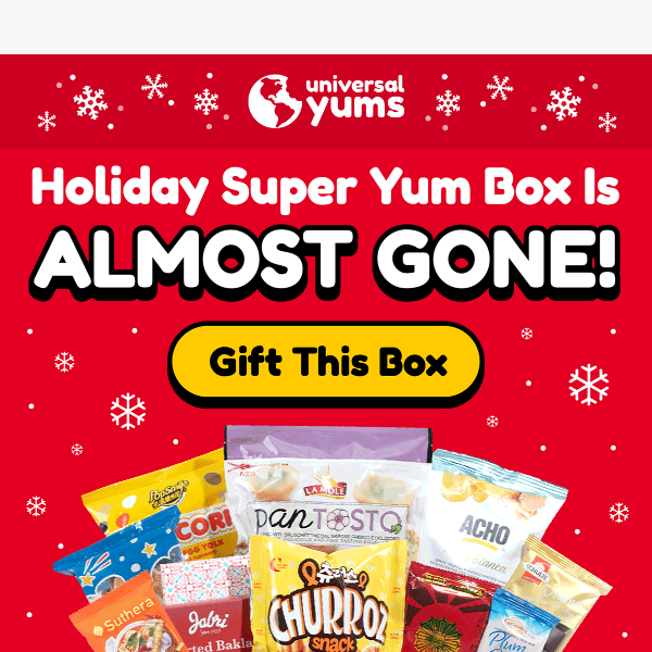 Universal Yums December 2023 Spoilers: Holiday Box! - Hello Subscription