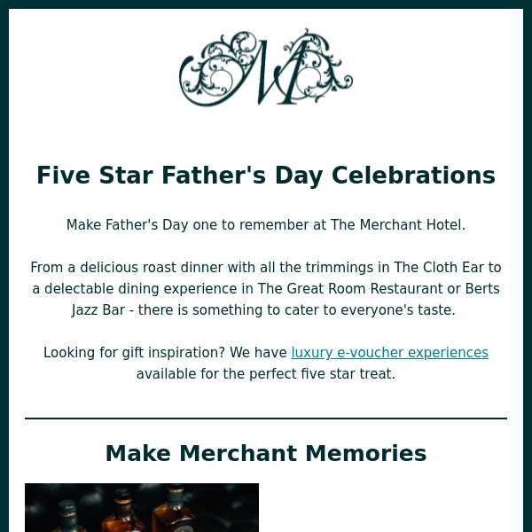 Five Star Father's Day Celebrations