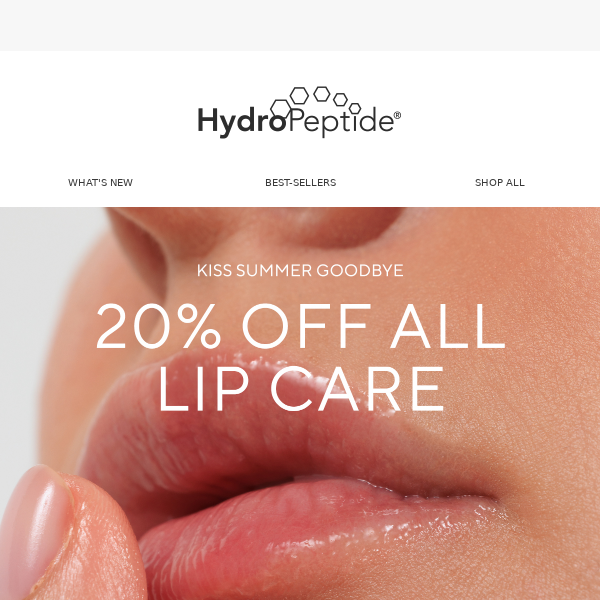 Ends Tonight: 20% Off All Lip Products