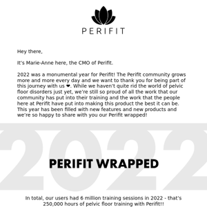 A look into 2022 and what's next for Perifit!