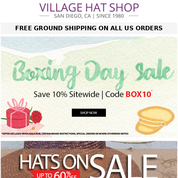 10% Off Sitewide | Boxing Day Sale | FREE USA Ground Shipping on ALL US Orders