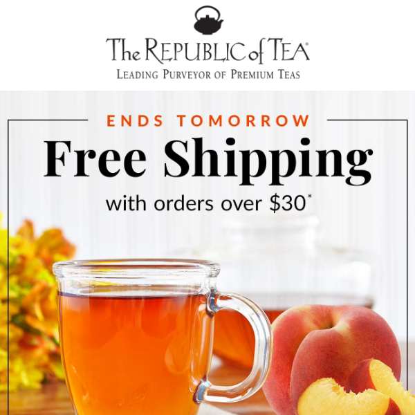 You're a Peach - Here's Free Shipping Over $30