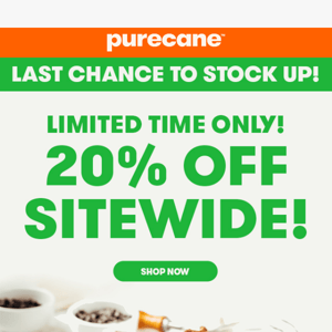 20% OFF Ends Tonight! 🤑