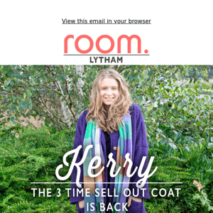 THE 3 TIME SELL OUT COAT IS BACK!🎉