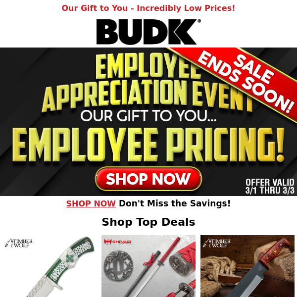 Experience exclusive Employee Pricing