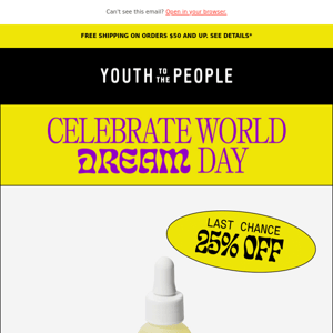 Today is World Dream Day