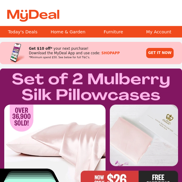 🔥Afterpay Day Warm-up: Silk Pillowcases $26