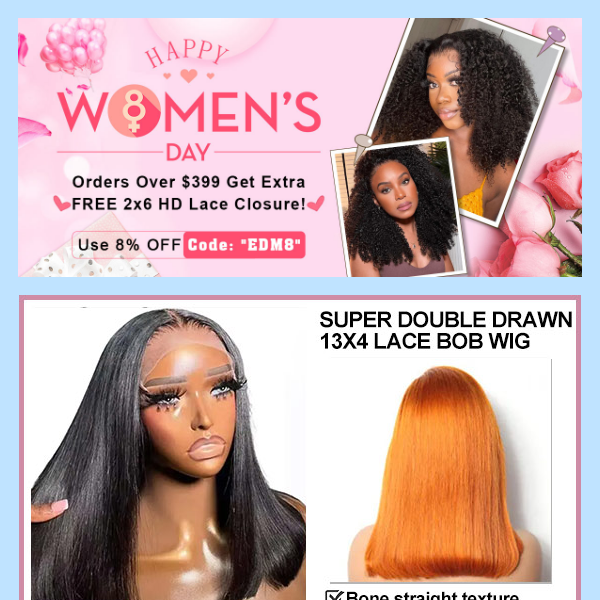 Re: ONLY $60 For Super Double Drawn Lace Wig?