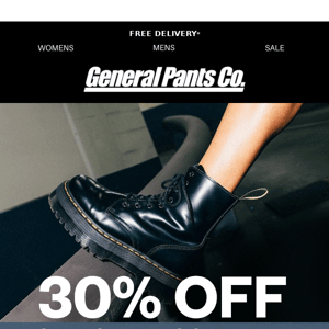 🔥30% OFF* FOOTWEAR ESSENTIALS🔥