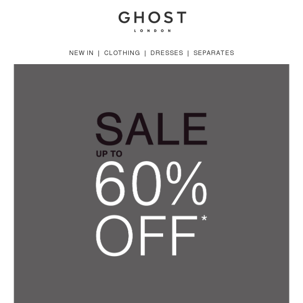 Sale Continues | Up To 60% Off
