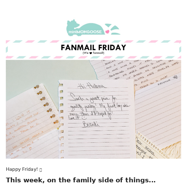 [Fanmail Friday] Happy 🍀 + The Anniversary of When My Mama Went to Heaven 💚