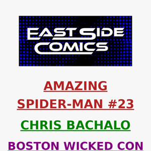 🔥 PRE-SALE LIVE in 30-Mins at 5PM (ET) 🔥 BOSTON WICKED CON EXCL AMAZING SPIDER-MAN #23 VIRGIN 🔥LIMITED to 500 W COA🔥MONDAY (4/24) at 5PM (ET)/2PM (PT)