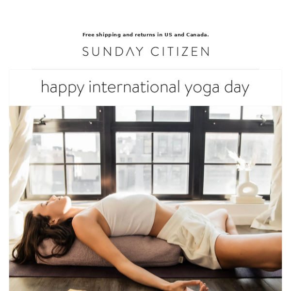 It’s International Yoga Day! 🧘