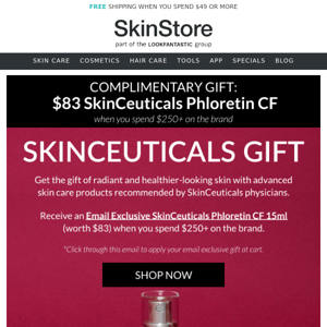 Your $83 SkinCeuticals Gift Is Waiting 🎁...