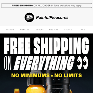 FREE SHIPPING OFFER EXPIRES SOON!