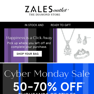 CYBER MONDAY is HERE: 50-70% OFF!