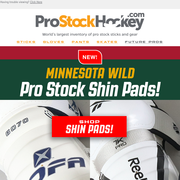 New MN Wild Pro Stock Sticks! - Pro Stock Hockey