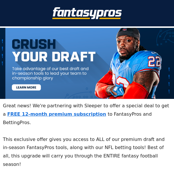 fantasy football draft free