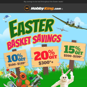 Easter Basket Savings, spend more, save more!