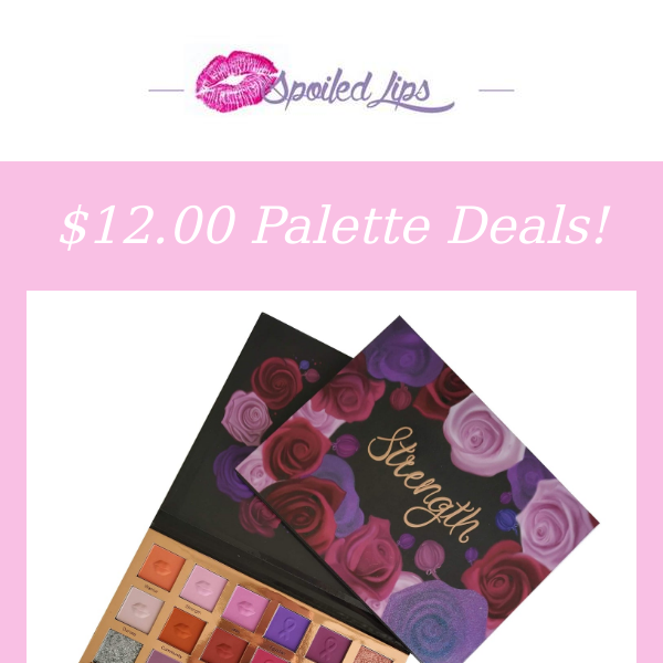 Check out these $12.00 palettes 😱