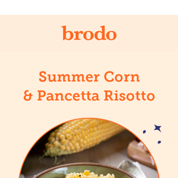 Corn and Pancetta Risotto Recipe