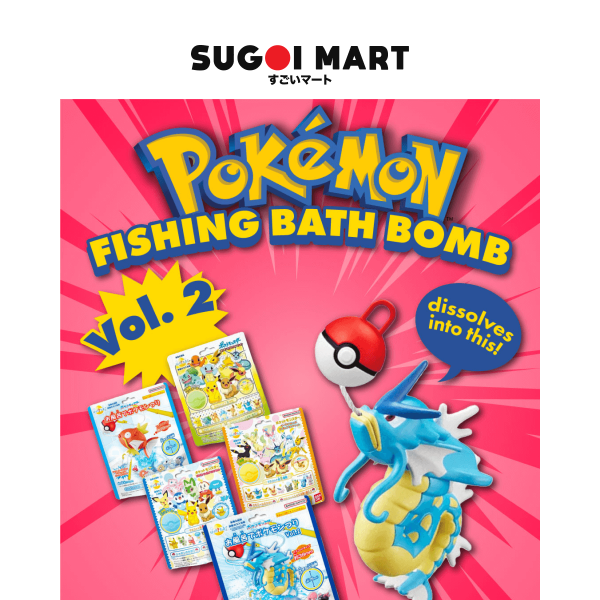 NEW Pokémon Fishing Bath Bombs 🎣